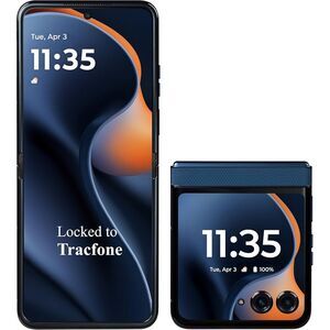 Tracfone Motorola Moto Razz 2025 256GB+8GB 6.9" Locked Smartphone, Gibraltar Sea